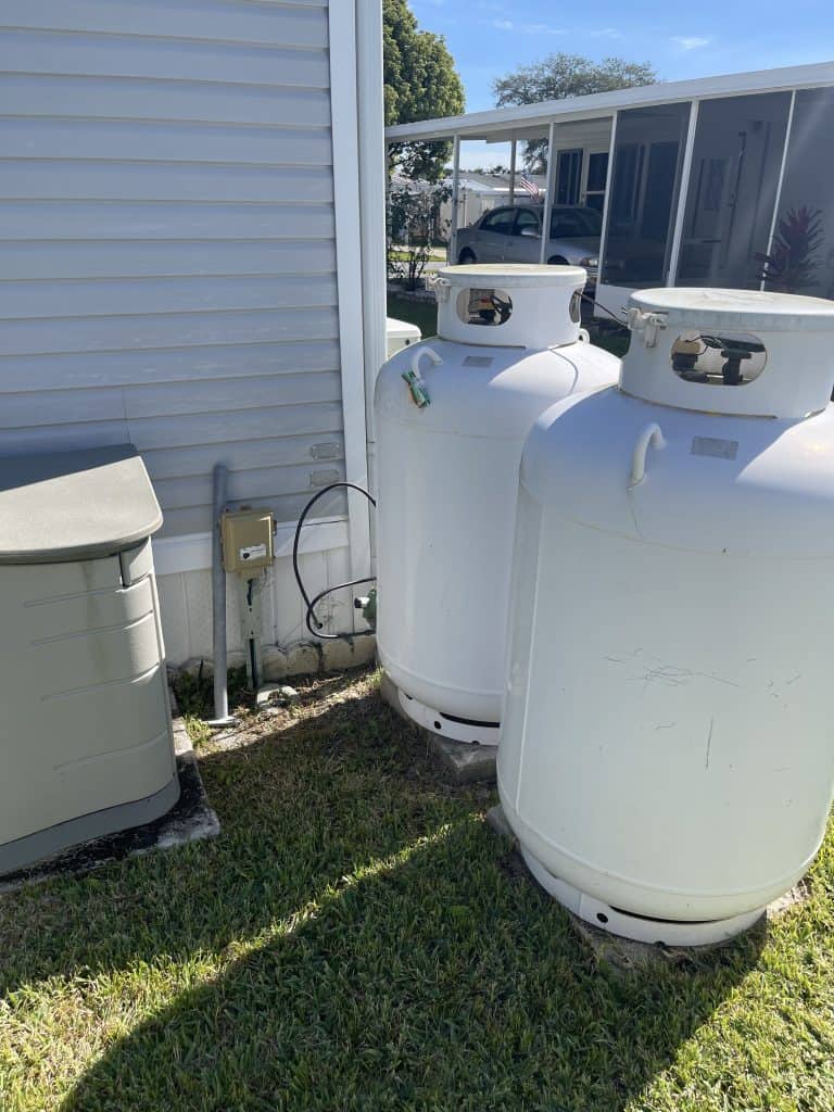 New Propane Tanks Ready to Be Installed in Customers Ocala Home 768x1024 1