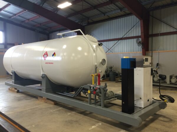 Used 30,000 Gallon Skid Propane Tank – ASME NGL & LPG Storage Bullet - Image 4